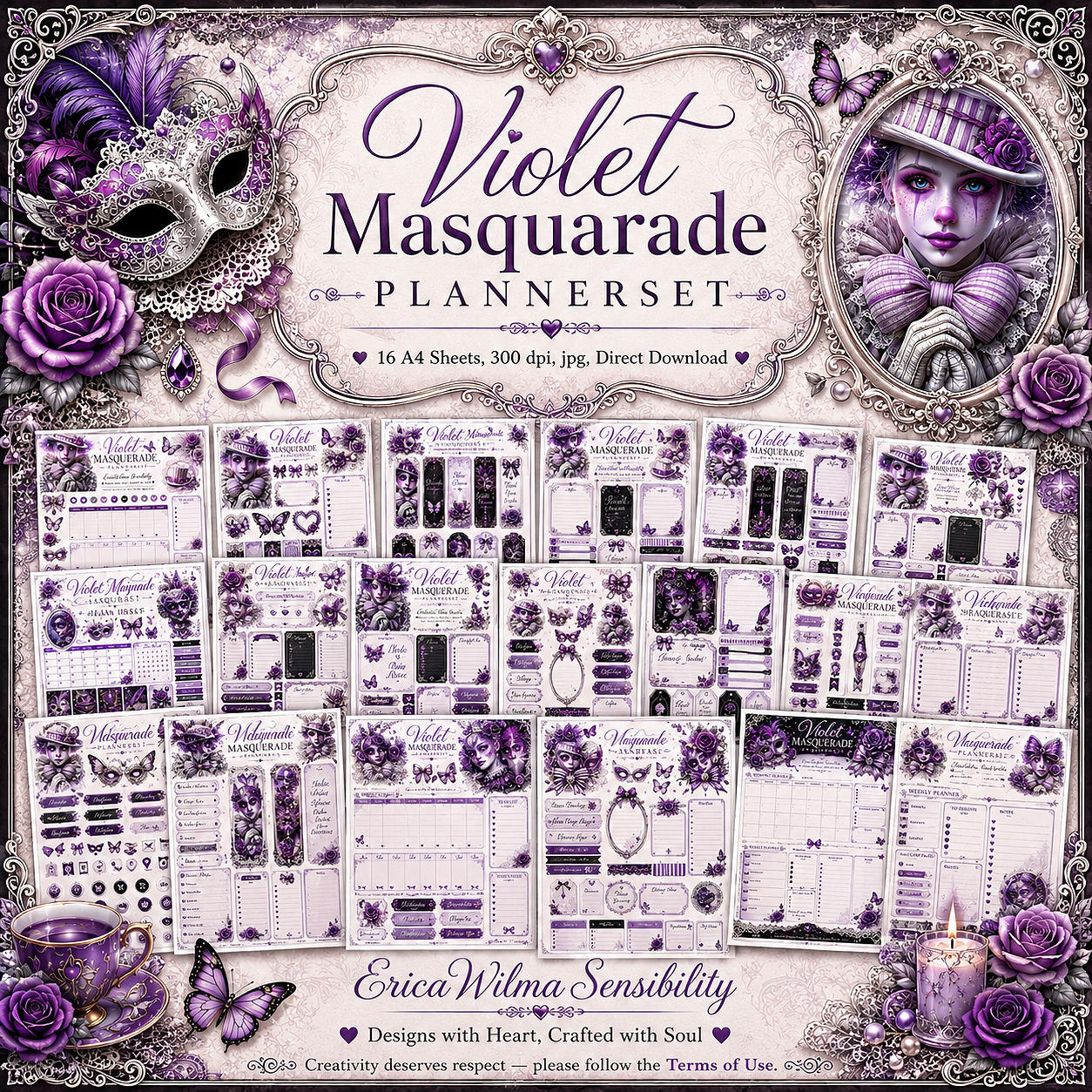 (image for) EW AI Plannerset Violet Masquerade 2026